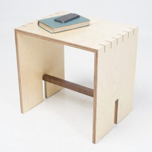 Plywood bedside table